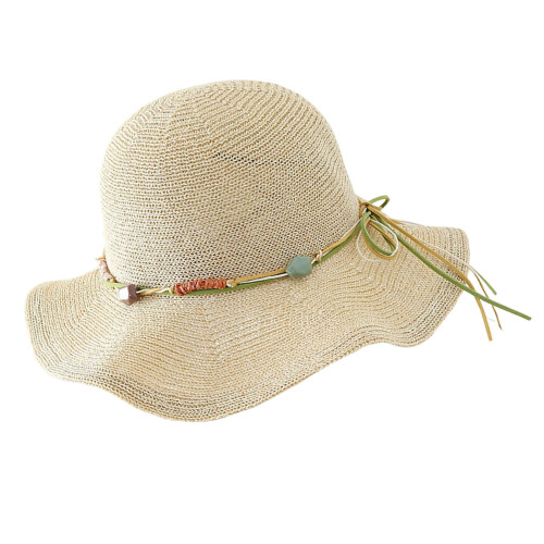 Comfortable Adjustable Sun Hat For Beach Daily And-Apricot rice