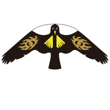 Bird Scarer Kite Without Pole Crops Farm Protector Hawk Flying Kite | Deterrent for Gardens Farms and Docks|Keeps Birds