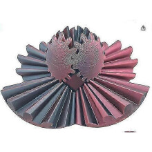 (6cm, laserblackred) Innovative 3D Printed Gear Ball Rotating Toy Children's Intellectual Toy Rotating GearBall Model Ornaments Hottest Fidget Item