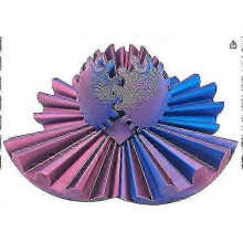 (8cm, laserredblue) Innovative 3D Printed Gear Ball Rotating Toy Children's Intellectual Toy Rotating GearBall Model Ornaments Hottest Fidget Item
