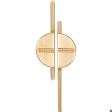 Maniglia per mobili - GRANDE - Design moderno - 2 pezzi - Oro - Lega di zinco