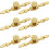 Meubelgreep - LARGEIGHT - Set van 6 - Goud - Zinklegering - Vintage 1