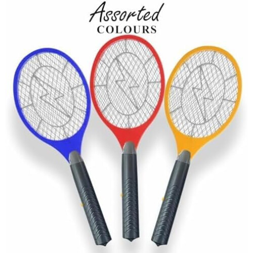 Electric Fly Swatter Bug Zapper Racket Fly Killer Battery Operated Handheld Dual 1