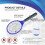 Electric Fly Swatter Bug Zapper Racket Fly Killer Battery Operated Handheld Dual 4