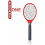 Electric Fly Swatter Bug Zapper Racket Fly Killer Battery Operated Handheld Dual 5