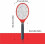 Electric Fly Swatter Bug Zapper Racket Fly Killer Battery Operated Handheld Dual 6