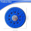 Sanding disc - MICH - 225 mm - 10 holes - M14 - Hook and loop backing - Polypropylene - Dust extraction 1