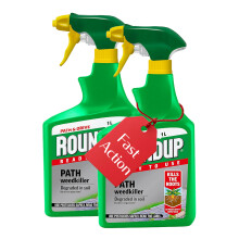Garden Fast Action Weed Killer - Pack of 2 x 1L Ready To Use Path & Drive Concen