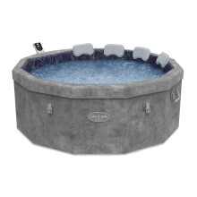 Lay-Z-Spa Carrara, 140 AirJet Massage System, Foam Wall Hot Tub, 60% More Energy