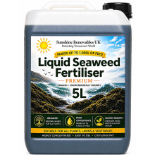 Liquid Seaweed Fertiliser 5L – Organic Plant Food for All Plants, Lawns & Vegeta