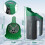 Greenera 1L Handheld Seed Spreader, Mini Lawn Spreader with Adjustable Dial Salt 7