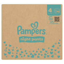 Pampers Night Nappy Pants Size 4, 180 Nappies, 9kg-15kg