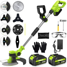Cordless Strimmer, 2 in 1 Grass Trimmer/Edge Cutter, 21V Brushless Electric Stri