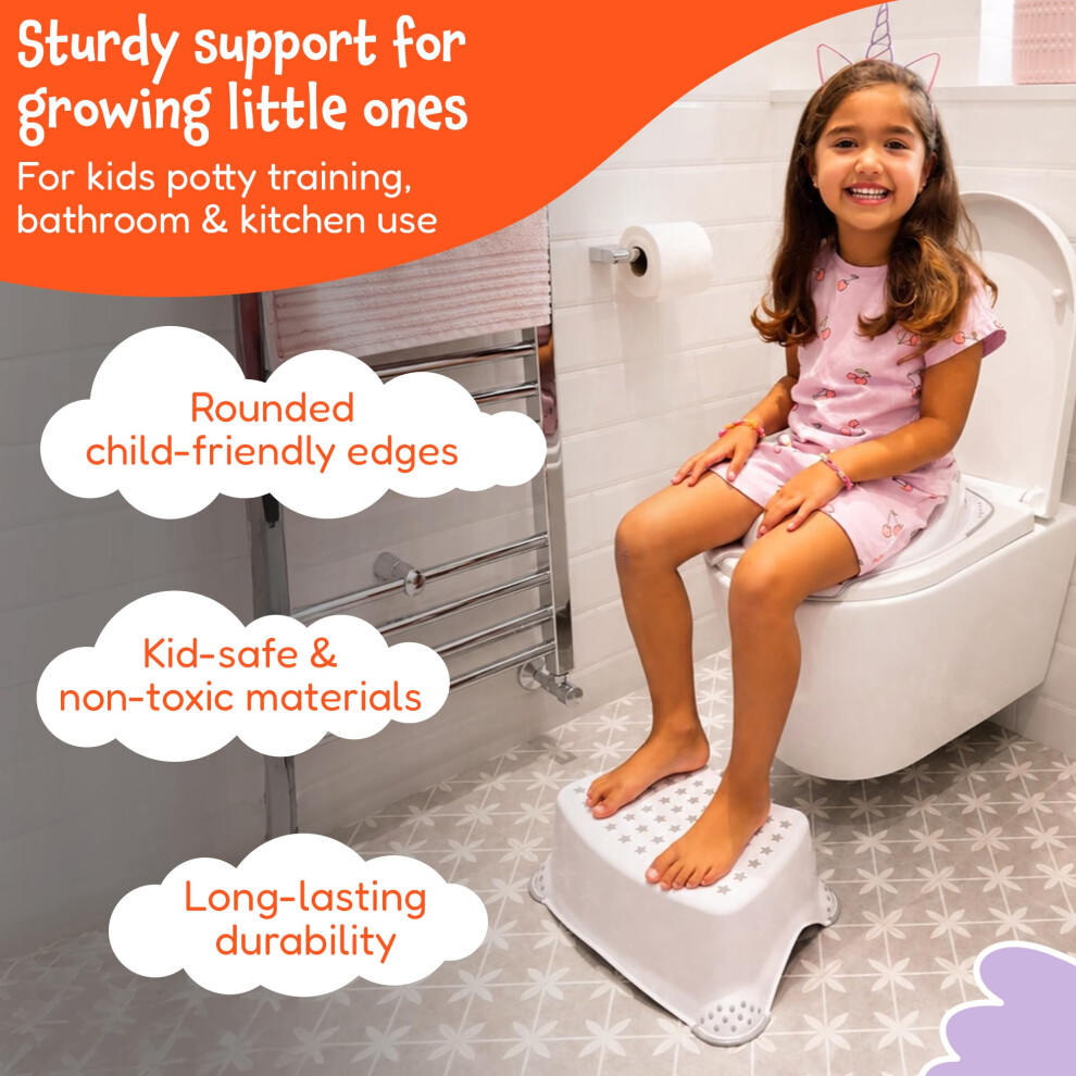 Babycurls Little Journey Toilet Training Kids Non Slip Step Stool Toi