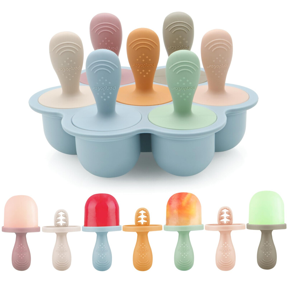 Pandaear Silicone Popsicle Molds For Toddlers, Mini Breastmilk & Fruit Juice Fre
