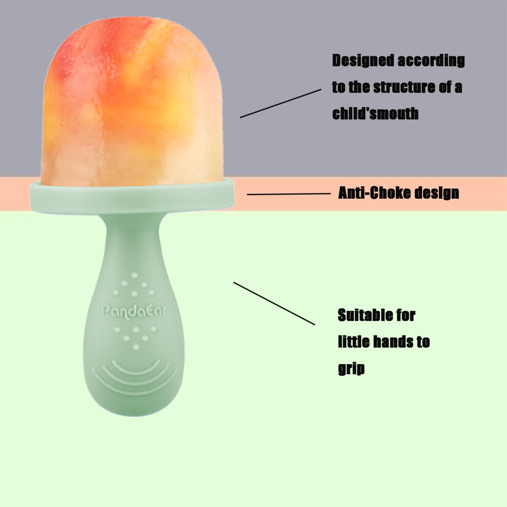 Pandaear Silicone Popsicle Molds For Toddlers Mini Breastmilk Fruit J