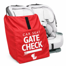 JL Childress Gate Check Bag for Car Seats for Newborn and Above (Red)