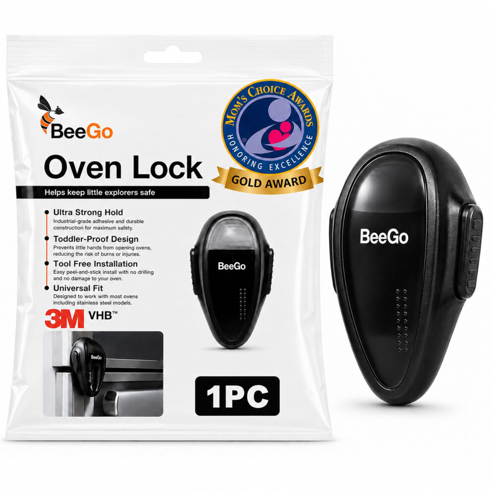 Beego Oven Lock – Award-Winning Self-Adhesive Baby Proofing Child Safety Lock F