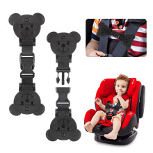 QOPAHI Car Seat Strap Anti Escape, Bear-Shaped Baby Harness Chest Clip Car Seat Safety Clip, Prevent Children/Kids Taking Their Arms Out of Child Car