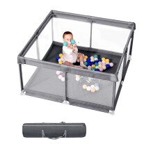 Baby Playpen with – Extra Large Baby Play Yard for Toddlers, Indoor & Outdoor Sa