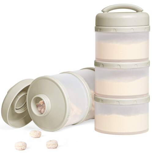 Termichy Baby Milk Powder Dispenser Pots Stackable Baby Formula