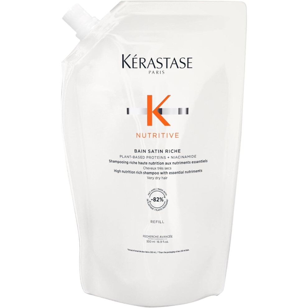 Kerastase Kérastase Nutritive, Gentle Hydrating Shampoo For Dry Hair, Nourishing Protein F