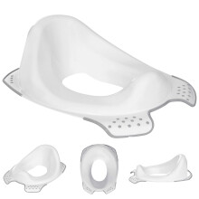 Babycurls Little Journey Toilet Training Kids Non Slip Loo Seat Unisex White for Safe Toddler Potty Training in The Bathroom and Home