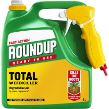 Roundup Fast Action Weedkiller, Ready to Use, Manual Spray, 3 Litre