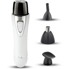 Eyebrow trimmer, 4 in 1 USB rechargeable electric facial shaver, painless portable hair trimmer, waterproof for women [914]