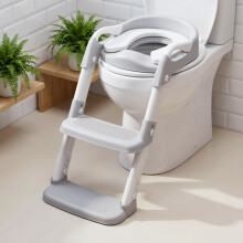 Potty Training Seat,Adjustable Toddler Toilet Seat with Soft Cushion Design,Handle,Foldable Portable Kids Potty Ladder Non Slip,Space Efficient,Easy