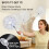 Rotating Head Electric Fly Zapper with 16"– 40" Telescopic Handle, 4000V 2