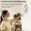 Rotating Head Electric Fly Zapper with 16"– 40" Telescopic Handle, 4000V 3