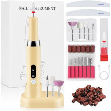 Lima elettrica per unghie, trapano per unghie professionale, set per manicure, pedicure senza fili, macchina per semipermanente Master