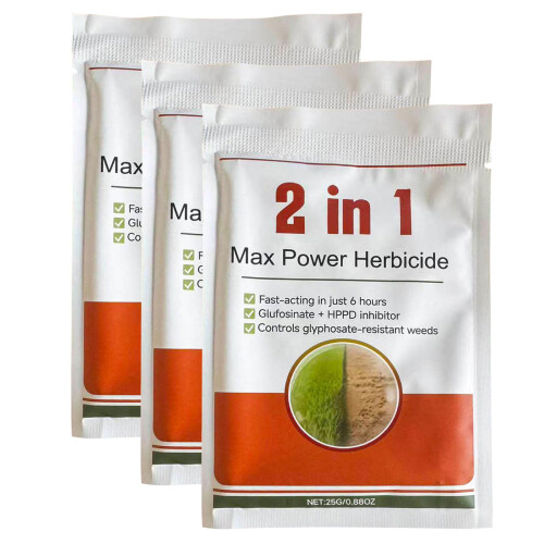 2 in 1 Max Power Herbicide, Fast-Acting Weed Killer, Action Powerful Concentrate