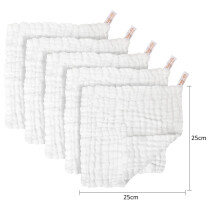 Koodib Muslin Cloth Baby Muslin Cloths Burp Cloths Girls Boys Wet Wipe