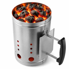 EPISENT Charcoal Chimney Starter for BBQ – Heavy Duty Charcoal Starter with Heat