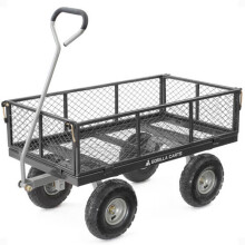 "Gorilla Cart Large 800lb / 350 kg Capacity Solid Steel Outdoor Garden Multi-Use