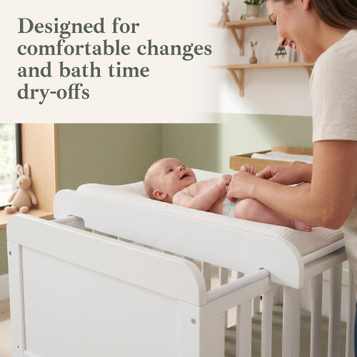 Tutti Bambini Cot Top Changer White  Fits Most Standard Cots  Cot Beds
