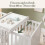 Tutti Bambini Cot Top Changer White  Fits Most Standard Cots  Cot Beds 2