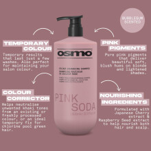 Osmo Pink Soda Colour Enhancing Shampoo Buildable Pigment and Colour