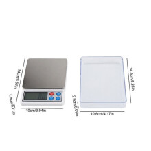 Bilancia di precisione 2KG-0.1g Bilancia da cucina digitale professionale Bilancia elettronica da cucina ad alta precisione HAN08