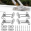 4 Pcs Window Restrictors for UPVC (2 Left, 2 Right, 16 Screws) 1