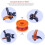 Strimmer Spool Line for Worx, Auto Edger Spools Replacement Compatible for Worx 2