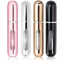 4pcs 5ml Refillable Perfume Spray Bottle Mini Perfume Pump Atomizer Portable Travel Perfume Spray