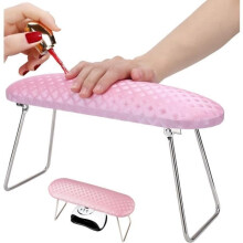 Manicurekussen, opvouwbare polssteun, handsteun voor manicure, handkussen voor manicure, voor nail art, salon