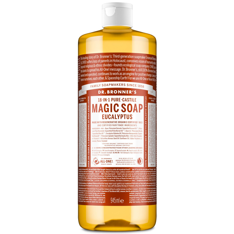 Dr. Bronner's Dr Bronner's - Eucalyptus All-One Magic Soap, 945Ml