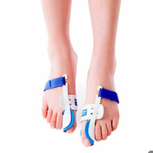 Zehenspreizer bei Hallux valgus, ideal für Tag und Nacht. Etikett