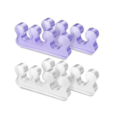 Toe Separators - Not Specified - 4pcs - Flexible Gel - Reusable - Comfortable