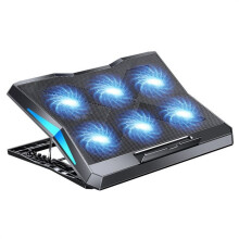 Ψύκτης Laptop - CHANGM - 14-17 ίντσες - 15 ανεμιστήρες - Αεριζόμενη βάση - Μαύρο