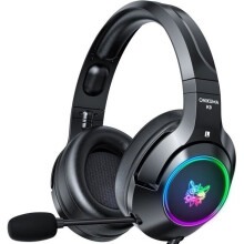 ONIKUMA K9 Gaming-Headset mit geräuschunterdrückendem Mikrofon – 3,5-mm-USB-Anschluss – Kompatibel mit Xbox One, PS4 und Nintendo